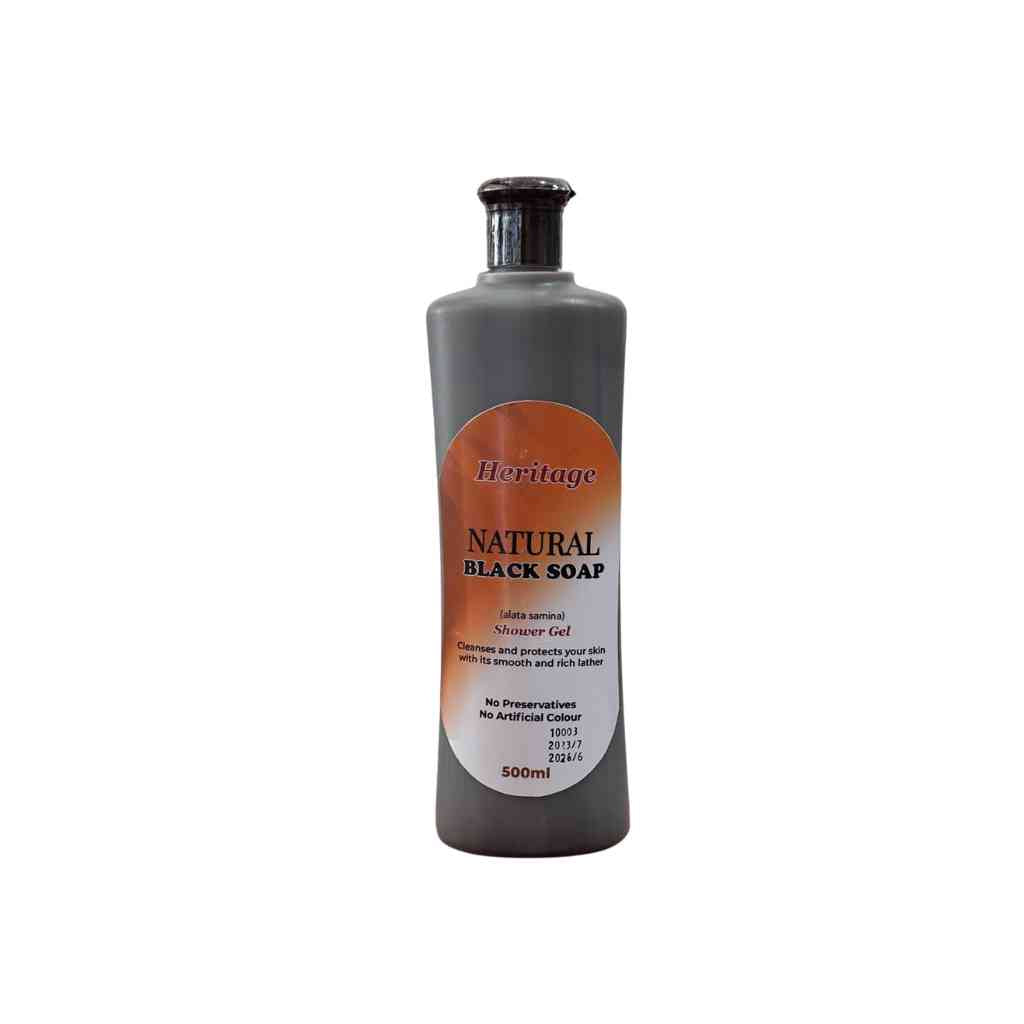 Heritage Natural Black Soap 500ml
