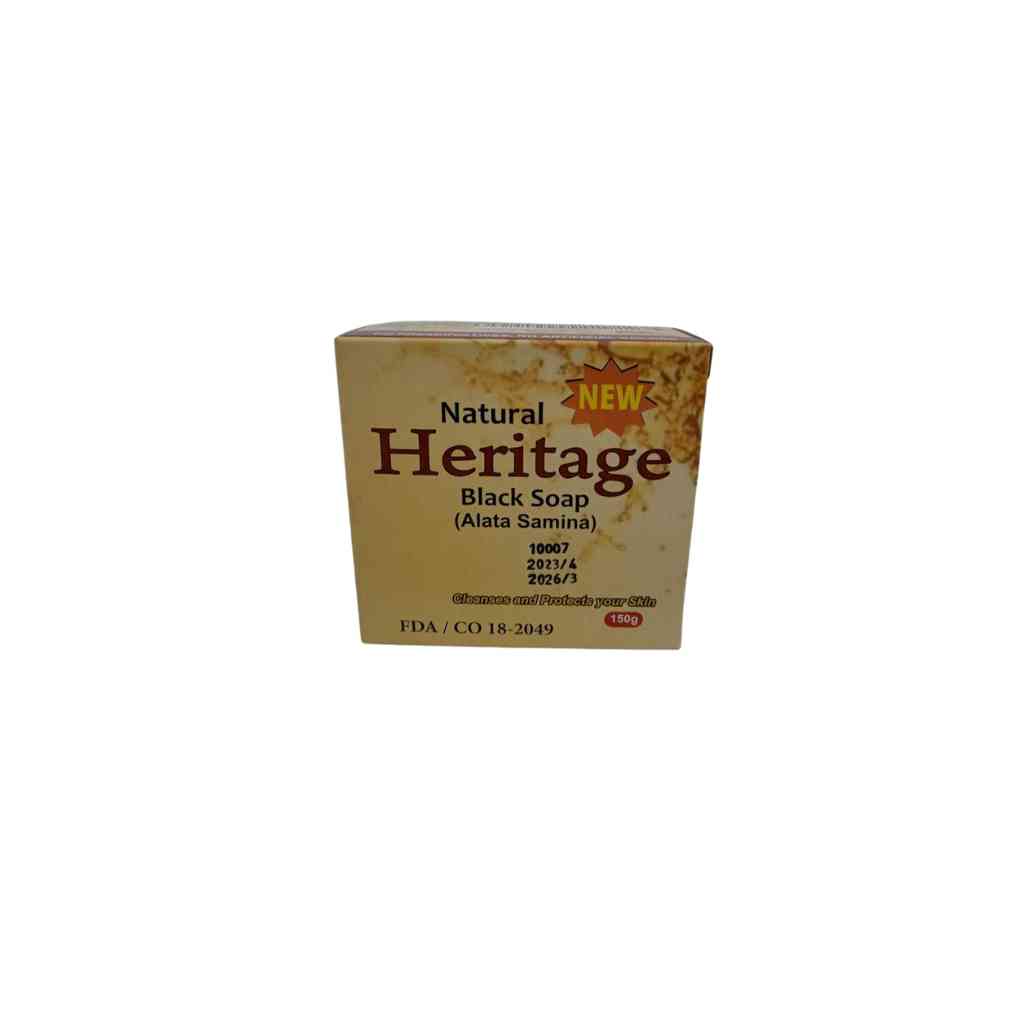 Heritage Black Soap Alata Samina 150g