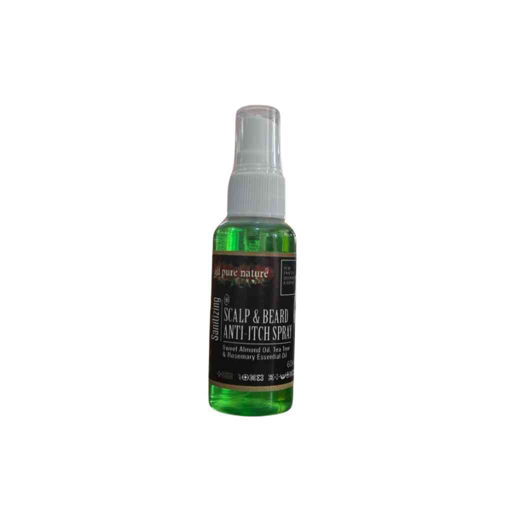 All Pure Nature Scalp and Beard Anti-Itch Spray 60ml