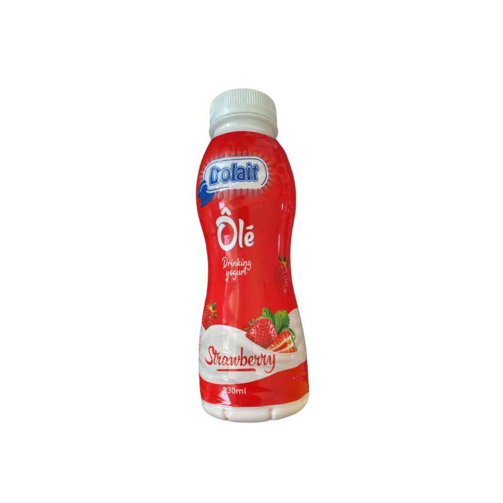 Dolait Ole Strawberry Yoghurt Drink Plain Sweetened 330ml