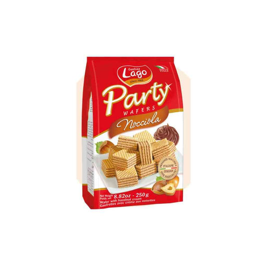 Gastone Lago Party Wafers Nocciola with Hazelnut Cream 125g