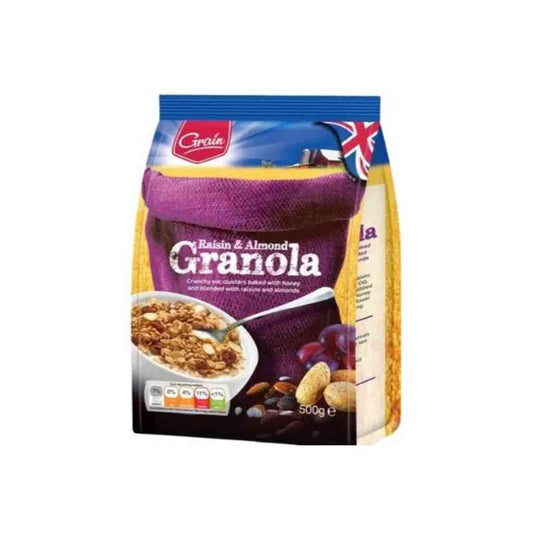 Grain Raisin and Almond Granola 500g
