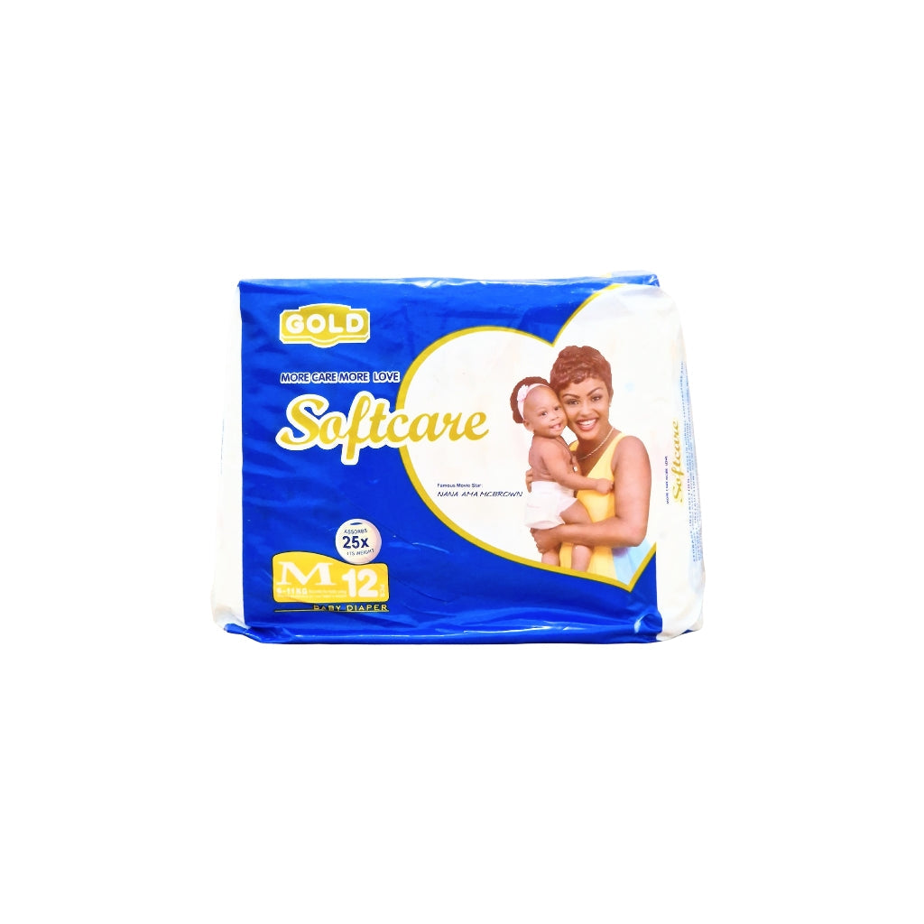 Softcare Gold 6-11kg Medium Diapers 42Count