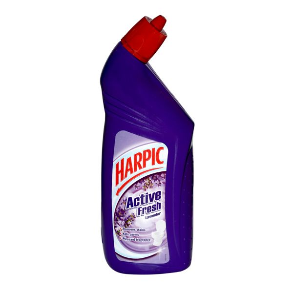 725 millilitre bottle of harpic active fresh lavender