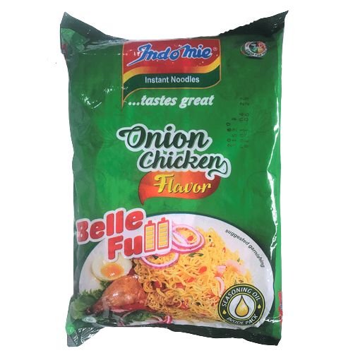 280 gram pack of indomie onion chicken belle full