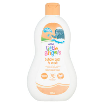 500 millilitre bottle of little angels bubble bath & wash