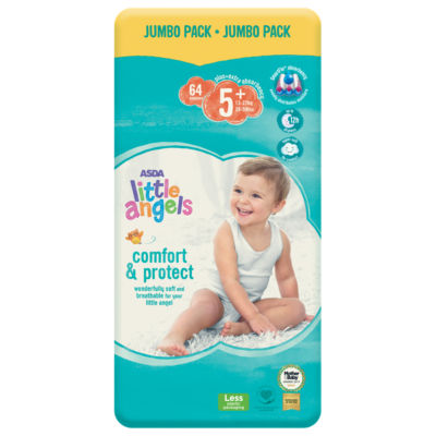 Little angels nappies s5+ jumbo pack