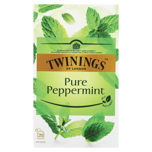40 gram box of twinings pure peppermint