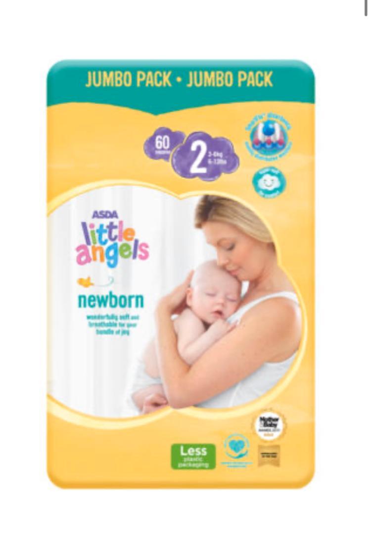 A bag of little angels size 2 nappies