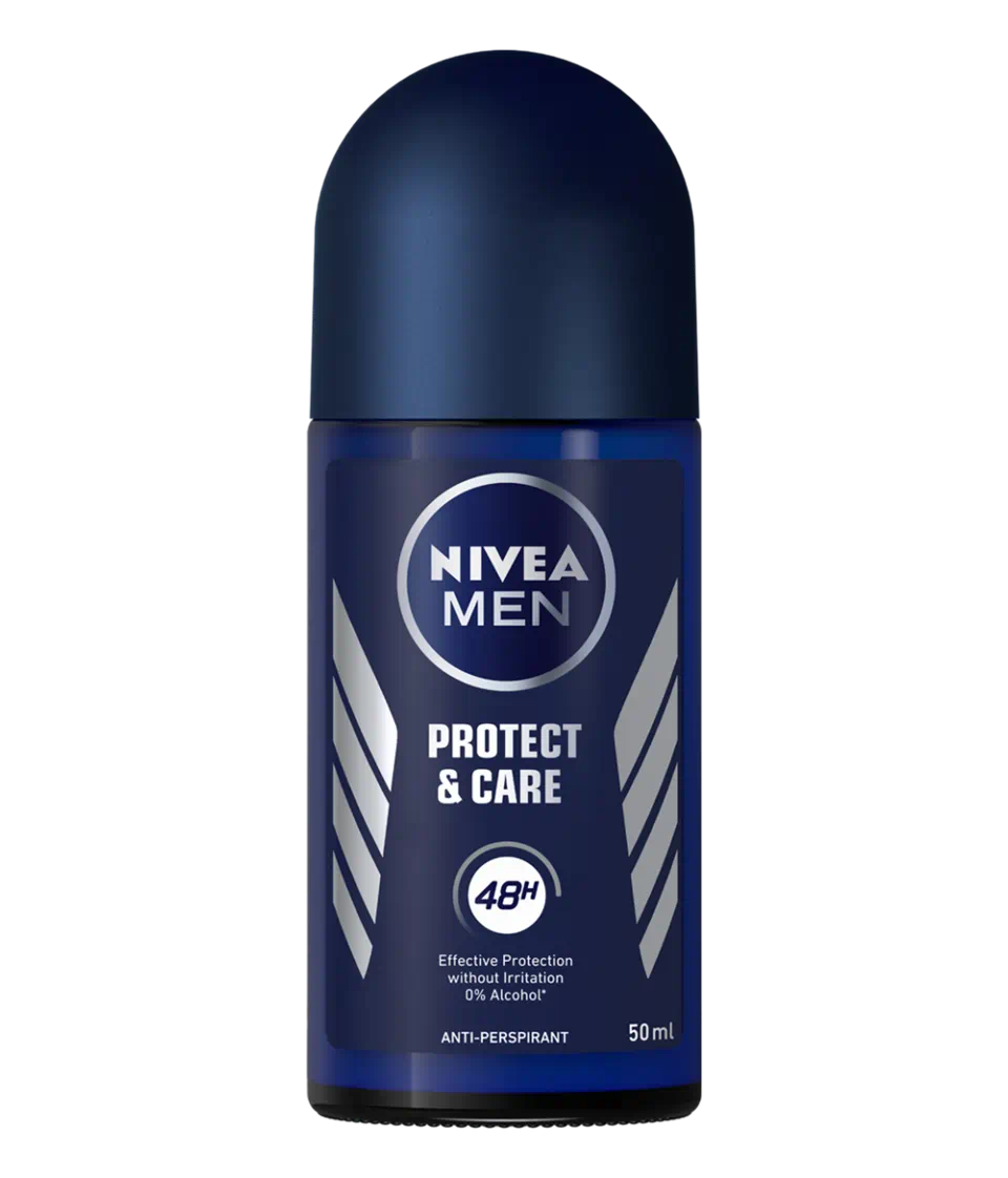 50 millilitre bottle of nivea men protect and care roll on