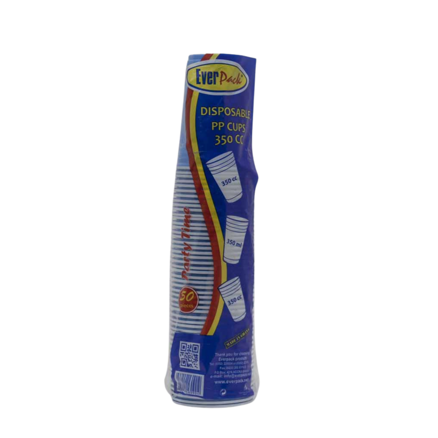 a pack of everpack disposable cups clear