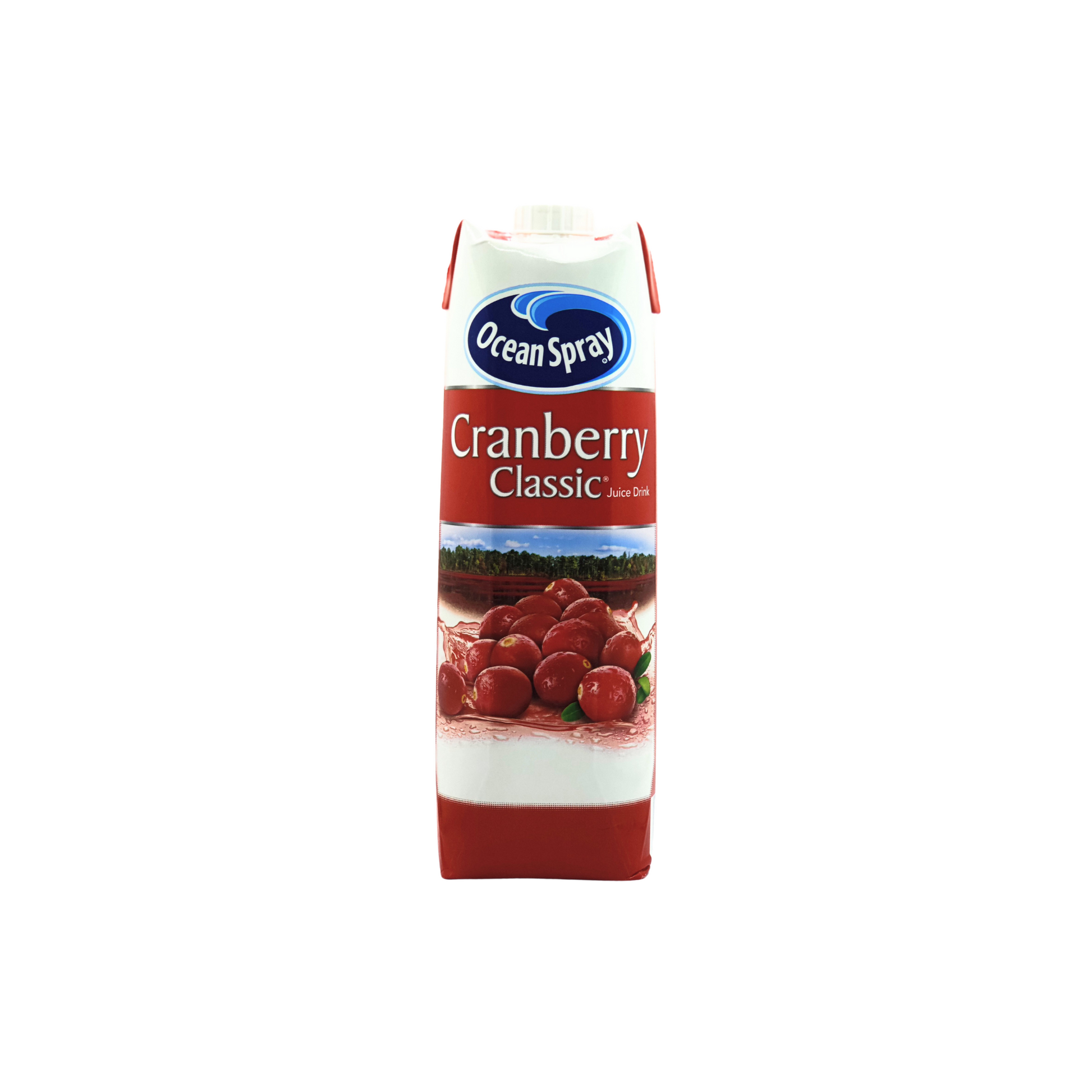 1 litre tetra pack of ocean spray cranberry classic