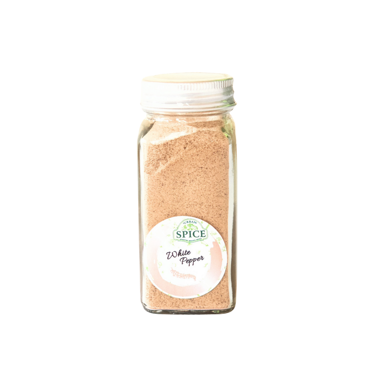 120 gram bottle of urban spice white pepper