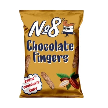 N0 8 Chocolate Fingers Chips 20g