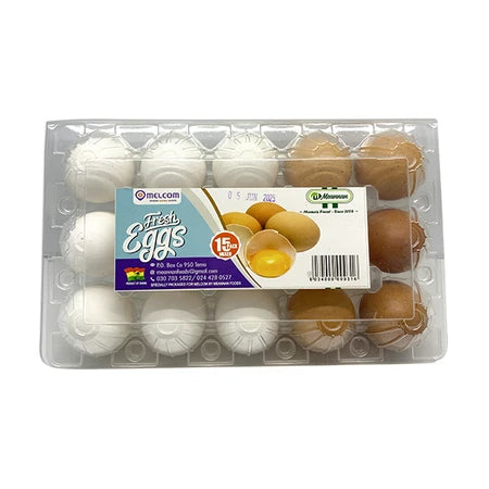 Melcom Meannan Fresh Eggs 15pcs Pack