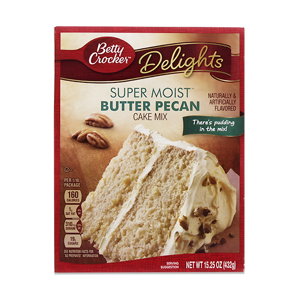 Betty Crocker Super Moist Butter Pecan Cake mix 375g