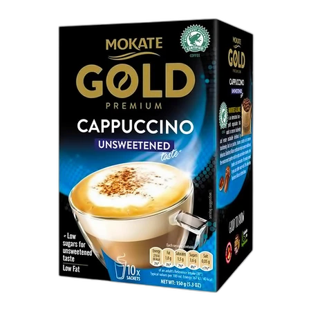 Mokate Coffee Gold Premium Cappuccino Unsweetened