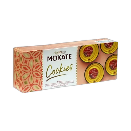 Mokate Ring Cookies With Raspb Choco 150g