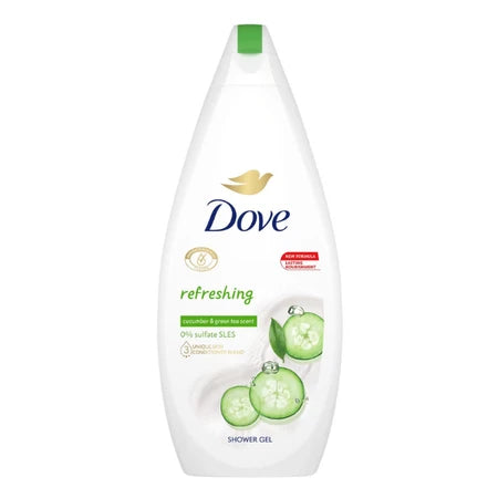 Dove Body Wash Cucumber And Green Tea 750ml
