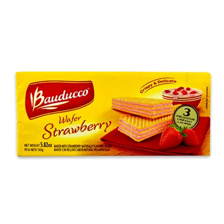 Bauducco Wafer With Strawberry Flavour 78g