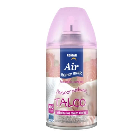 Romar Autom Airfresh Refill Talc 250ml