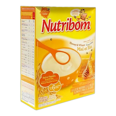 Nutribom Infant Cereal Box Wheat & honey 300g