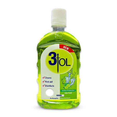 3Tol Antiseptic Liquid Lime Fresh 500ml