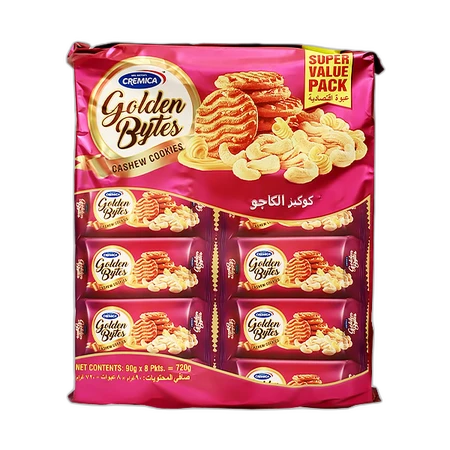 Mrs Bectors Golden Bytes Cashew Cookies 76g