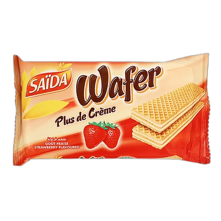 Saida Fraise Strawberry Wafer 65g