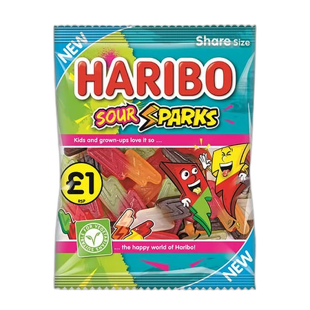 Haribo Sour Sparks 140g