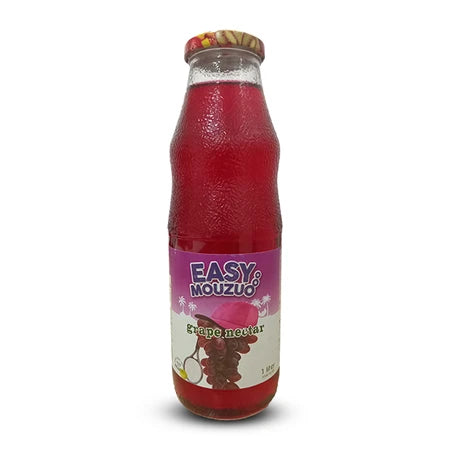 Easy Mouzuo Grape Nectar Glass Bottle 1ltr