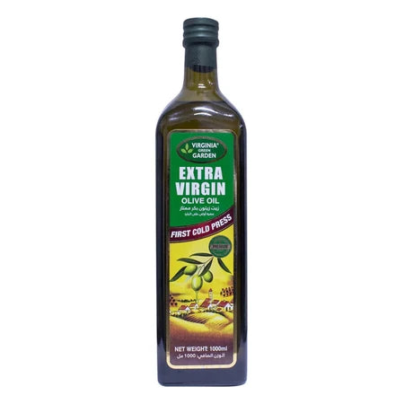 Virginia Green Extra Virgin Glass Olive Oil 1ltr