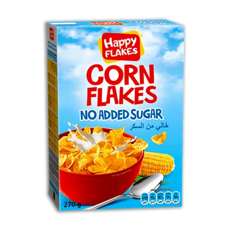 Happyflakes Cornflakes Sugarfree 270g