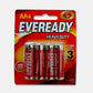 Eveready Battery Aa Red Bp4