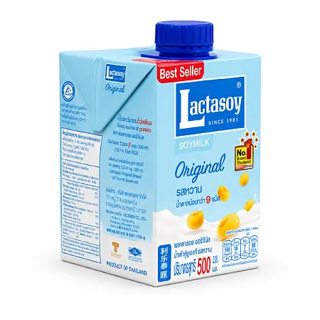 Lactasoy Plain Soya milk 500ml