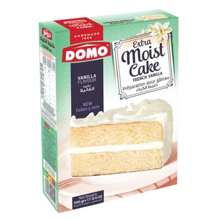 Domo Extra Moist Cake Vanilla 500g
