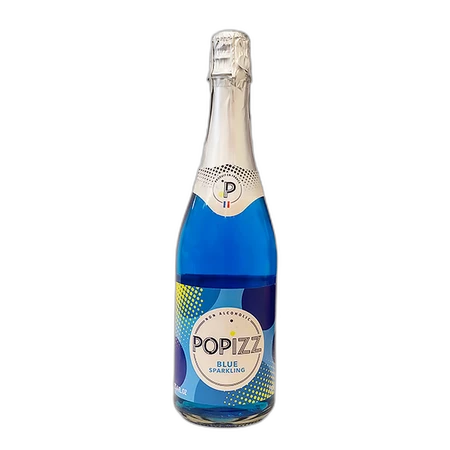 Popizz Sparkling Drink Blue 750ml