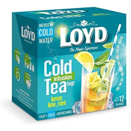 Loyd Cold Infusion Tea Bags Lemon/lime/mint 2.5g