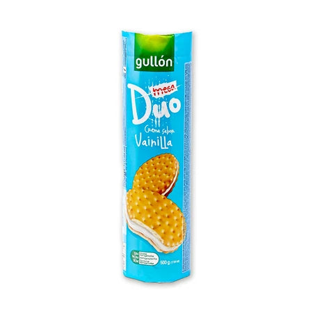 Gullon Mega Duo Vanilla Cream Buscuits 500g