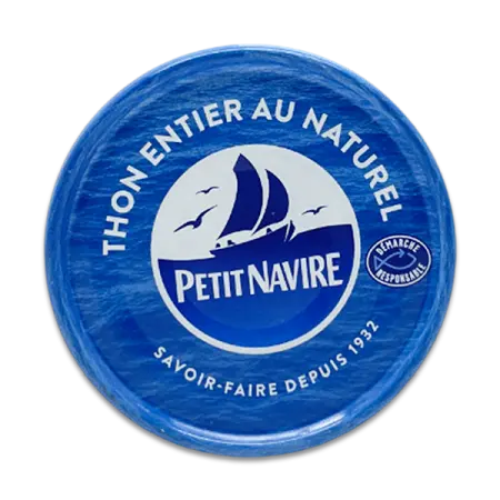 Petit Navire Whole Tuna Natural Albacore 132g