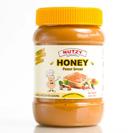 Nutzy Peanut Butter Honey 510g