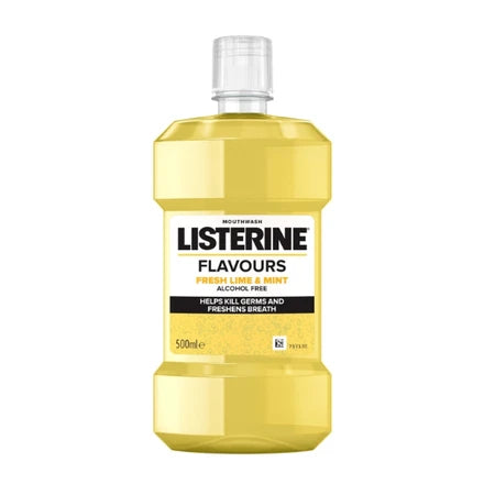 Listerine Mouthwash Fresh Lime & Mint 500ml