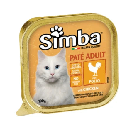 Simba Pate With Chicken Cat Food 100g