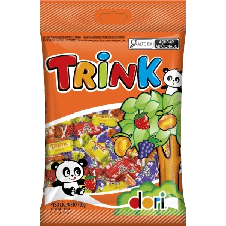 Dori Assorted Fruit Flavours Trinkchewy Candy 100g