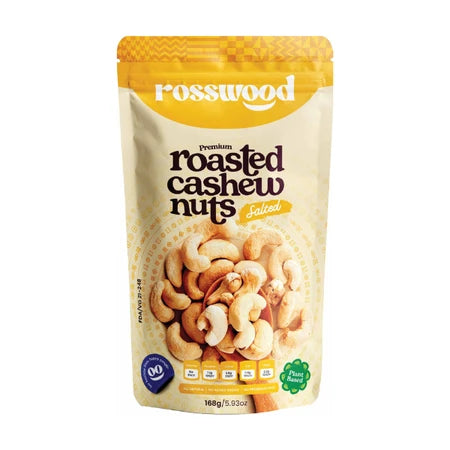 Rosswood Prem Roasted Cashew Nuts Salted 168g