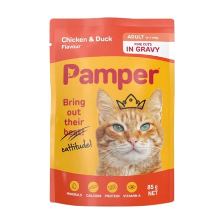 Pamper Chicken+duck 85g