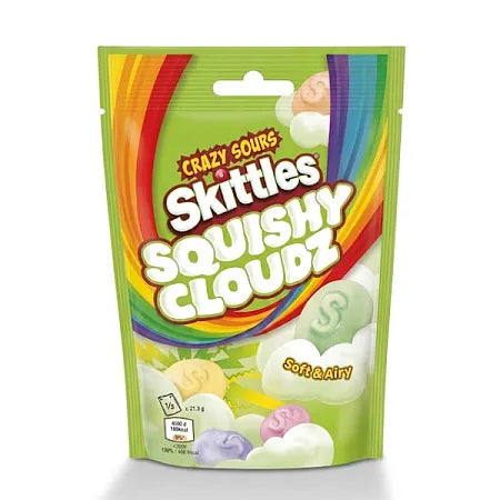 Skittles Sours Squishy Cloudz Pouch 94g