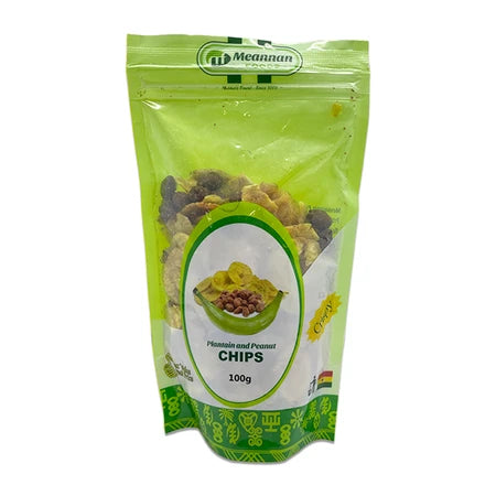 Meannan Plantain Chips & Peanuts 100g