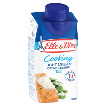 Elle & Vire Light Cream 12% Fat 200ml