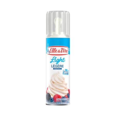 Elle & Vire Light Whipped Cream Spray 250g